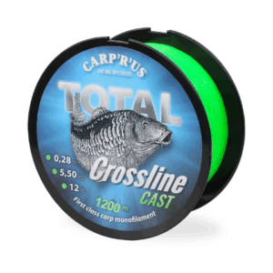 Carp'R'Us Total Crossline Cast távdobó zsinór 0,30mm, 1200m, 6,8kg, 15lb